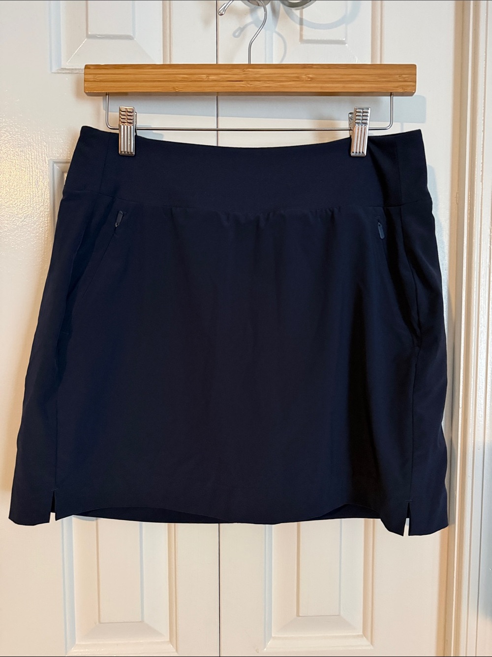 Athleta Navy Soho Skort with Built-In Shorts